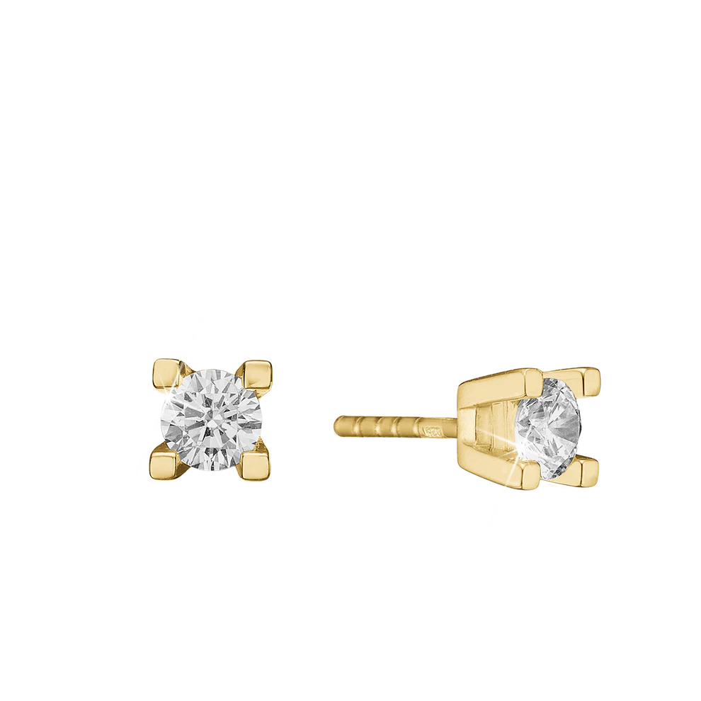 Eternity Diamond By Aagaard Eternity Stud Earrings With 2x0.50ct W/SI Diamond 4c — Earrings