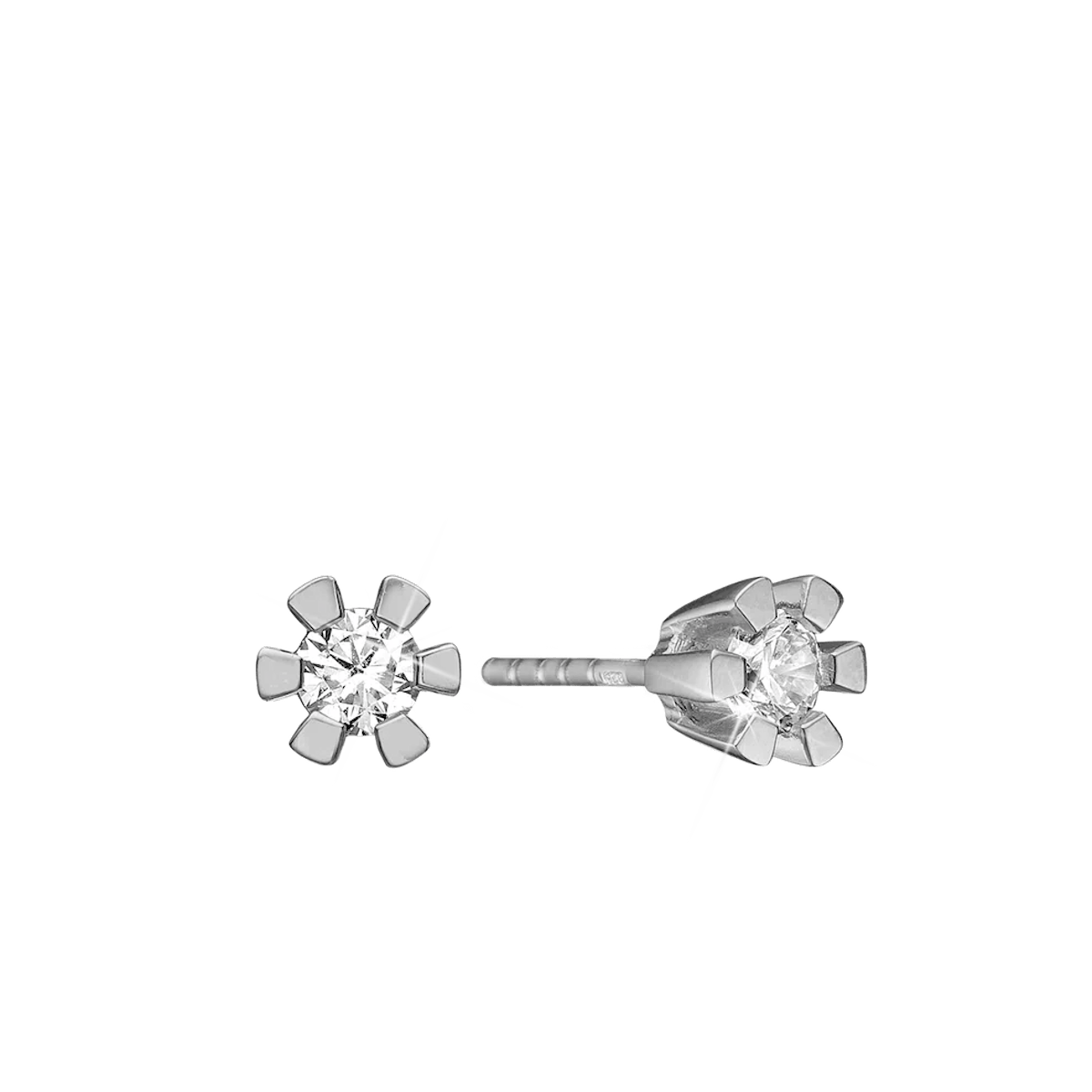 Eternity Diamond By Aagaard — Eternity Stud Earrings With 2x0.50ct W/SI Diamond 6c Eternity Diamond By Aagaard Eternity Stud Earrings With 2x0.50ct W/SI Diamond 6c — Øreringe