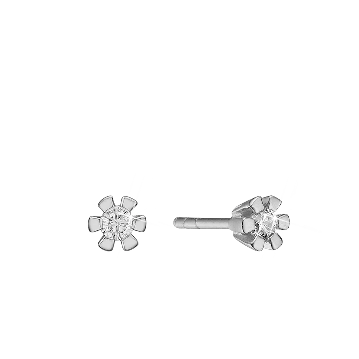 Eternity Diamond By Aagaard — Eternity Stud Earrings With 2x0.35ct W/SI Diamond 6c Eternity Diamond By Aagaard Eternity Stud Earrings With 2x0.35ct W/SI Diamond 6c — Øreringe