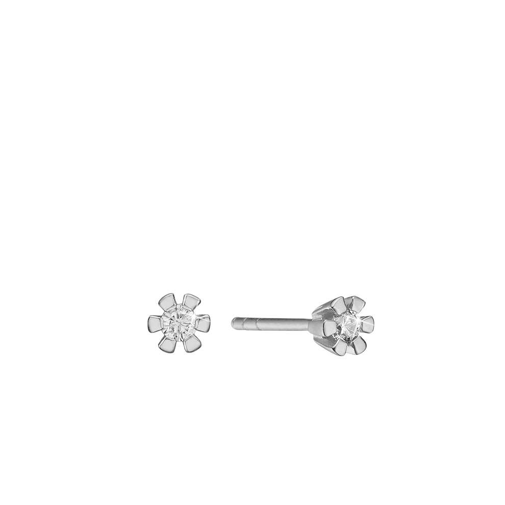 Eternity Diamond By Aagaard Eternity Stud Earrings With 2x0.05ct W/SI Diamond 6c — Earrings