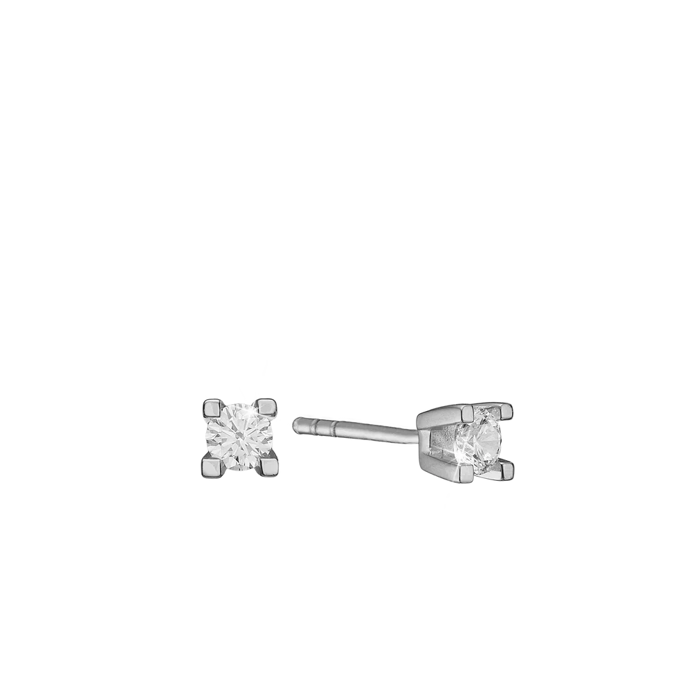 Eternity Diamond By Aagaard Eternity Stud Earrings With 2x0.05ct W/SI Diamond 4c — Earrings