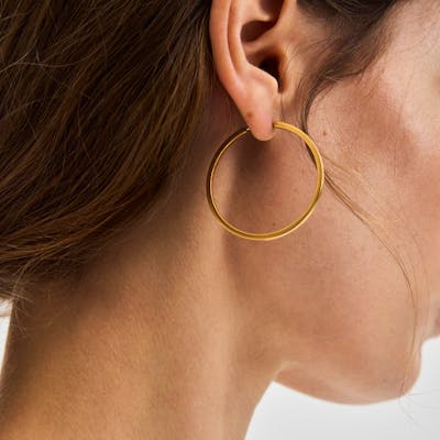 Pernille Corydon — Circle Line Hoops Pernille Corydon Circle Line Hoops — Øreringer