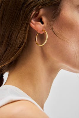 Pernille Corydon — Small Circle Line Hoops Pernille Corydon Small Circle Line Hoops — Earrings