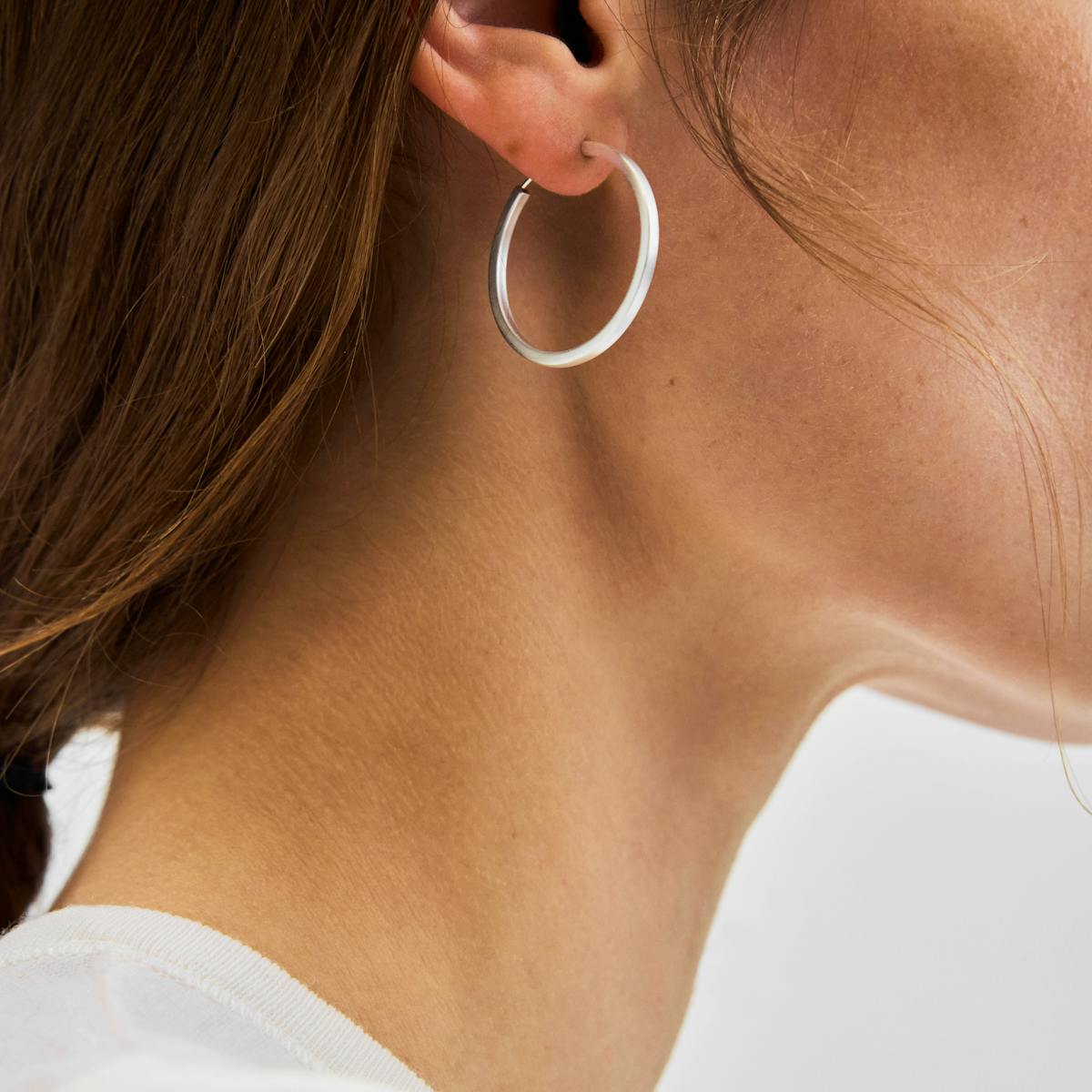 Pernille Corydon — Small Circle Line Hoops Pernille Corydon Small Circle Line Hoops — Øreringer