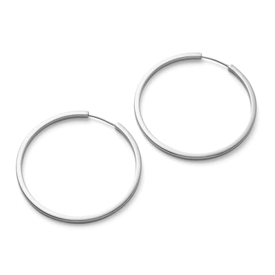 Pernille Corydon — Large Circle Line Hoops Pernille Corydon Large Circle Line Hoops — Kolczyk
