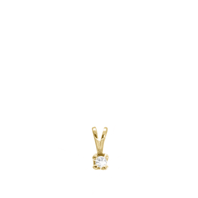 Elya by Aagaard — Elya Pendant 8 Carat Gold With 0.05ct W/VS Labgrown Diamond Elya by Aagaard Elya Pendant 8 Carat Gold With 0.05ct W/VS Labgrown Diamond — Hänge