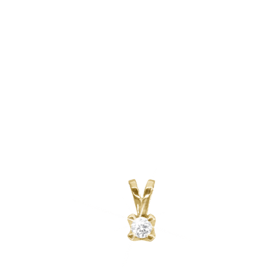 Elya by Aagaard — Elya Pendant 8 Carat Gold With 0.50ct W/VS Labgrown Diamond Elya by Aagaard Elya Pendant 8 Carat Gold With 0.50ct W/VS Labgrown Diamond — Riipus
