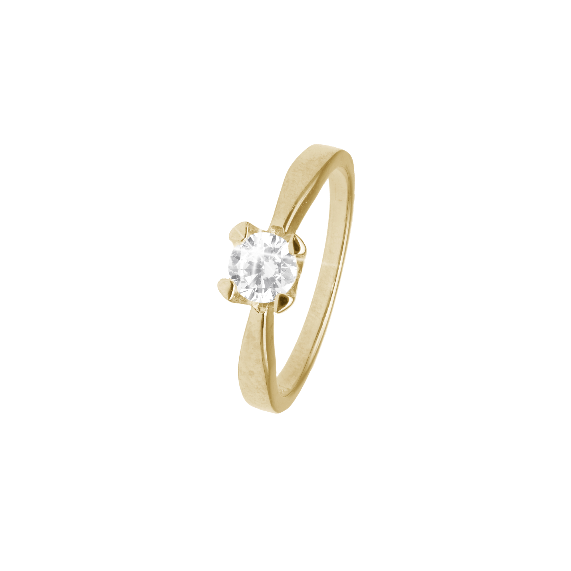 Elya by Aagaard Elya Ring 8 Carat Gold With 0.50ct W/VS Labgrown Diamond — Pierścień