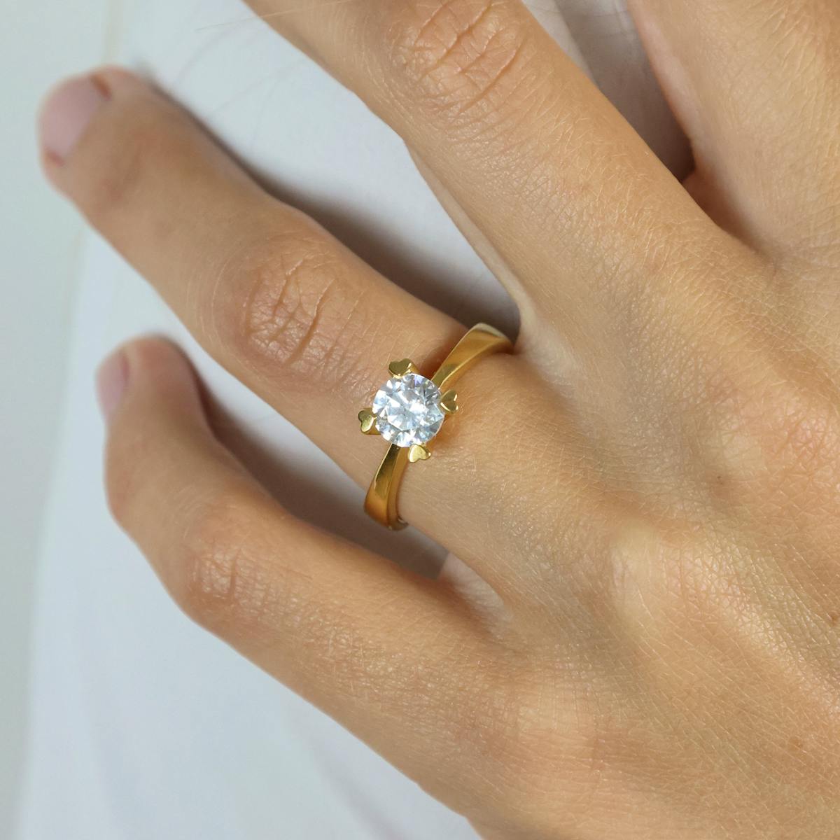 Mary By Aagaard — Mary Ring 14 Carat With 1.00ct W/VS Labgrown Diamond Mary By Aagaard Mary Ring 14 Carat With 1.00ct W/VS Labgrown Diamond — Bagues