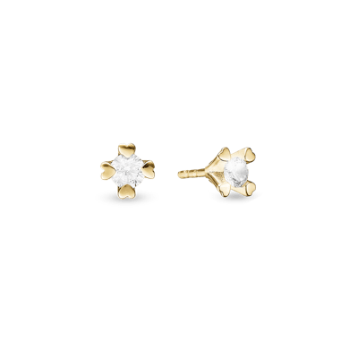 Mary By Aagaard — Mary Stud Earrings 14 Carat With 2x0.40ct W/VS Labgrown Diamond Mary By Aagaard Mary Stud Earrings 14 Carat With 2x0.40ct W/VS Labgrown Diamond — Oorbel