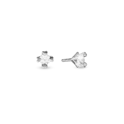 Mary By Aagaard — Mary Stud Earrings 14 Carat With 2x0.25ct W/VS Labgrown Diamond Mary By Aagaard Mary Stud Earrings 14 Carat With 2x0.25ct W/VS Labgrown Diamond — Oorbel