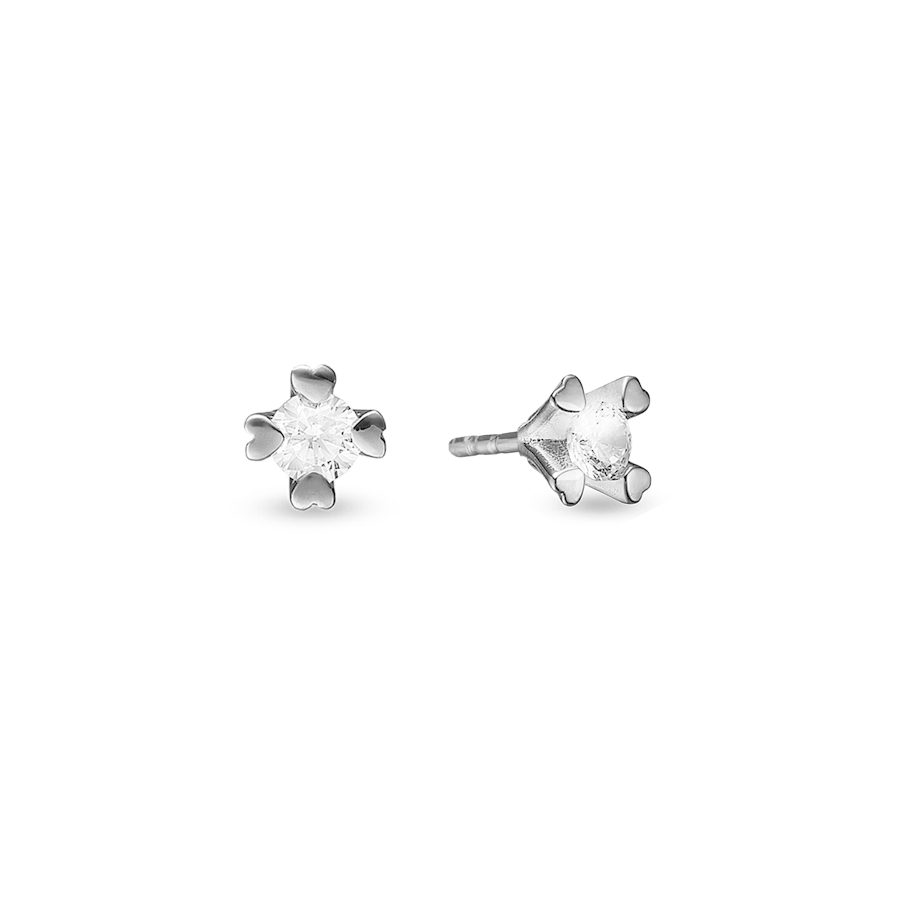 Mary By Aagaard — Mary Stud Earrings 14 Carat With 2x0.50ct W/VS Labgrown Diamond Mary By Aagaard Mary Stud Earrings 14 Carat With 2x0.50ct W/VS Labgrown Diamond — Ohrringe
