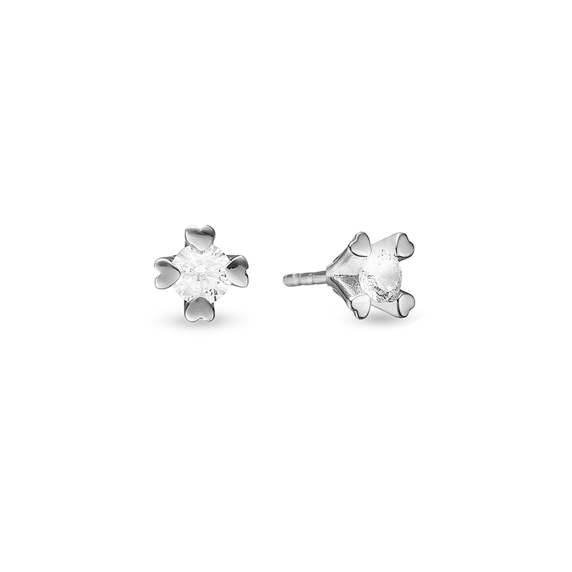 Mary By Aagaard Mary Stud Earrings 14 Carat With 2x0.75ct W/VS Labgrown Diamond — Øreringe