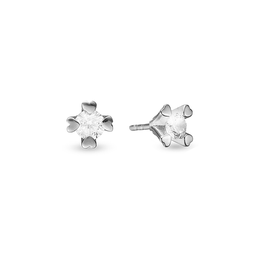 Mary By Aagaard — Mary Stud Earrings 14 Carat With 2x1.00ct W/VS Labgrown Diamond Mary By Aagaard Mary Stud Earrings 14 Carat With 2x1.00ct W/VS Labgrown Diamond — Ohrringe