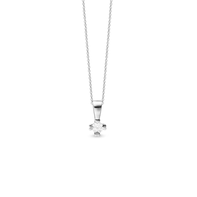 Mary By Aagaard — Mary Pendant With 0.10ct W/VS Labgrown Diamond Mary By Aagaard Mary Pendant With 0.10ct W/VS Labgrown Diamond — Pendentif