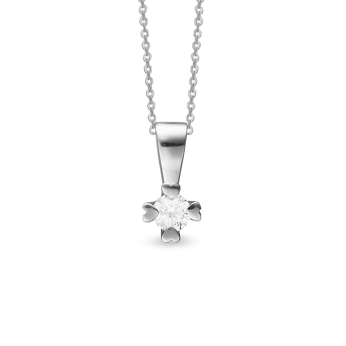 Mary By Aagaard — Mary Pendant 14 Carat With 1.00ct W/VS Labgrown Diamond Mary By Aagaard Mary Pendant 14 Carat With 1.00ct W/VS Labgrown Diamond — Pendentif