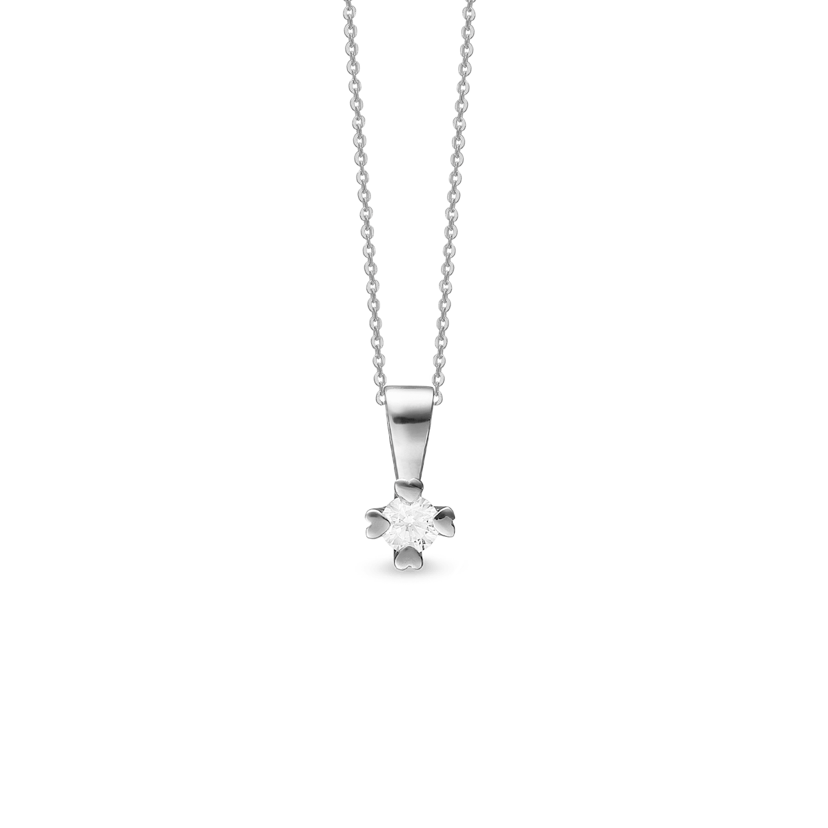 Mary By Aagaard — Mary Pendant 8 Carat With 0.20ct W/VS Labgrown Diamond Mary By Aagaard Mary Pendant 8 Carat With 0.20ct W/VS Labgrown Diamond — Pendentif