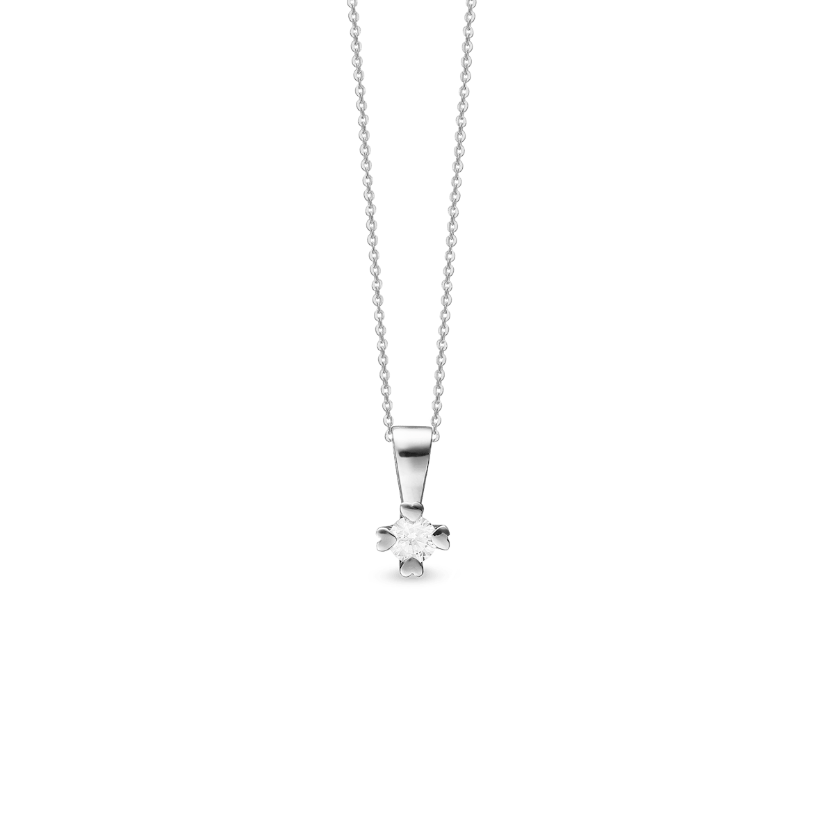Mary By Aagaard — Mary Pendant 8 Carat With 0.10ct W/VS Labgrown Diamond Mary By Aagaard Mary Pendant 8 Carat With 0.10ct W/VS Labgrown Diamond — Pendentif