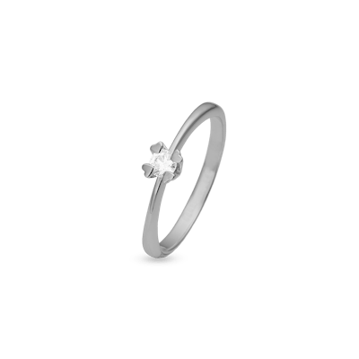 Mary By Aagaard — Mary Ring 8 Carat With 0.20ct W/VS Labgrown Diamond Mary By Aagaard Mary Ring 8 Carat With 0.20ct W/VS Labgrown Diamond — Bagues