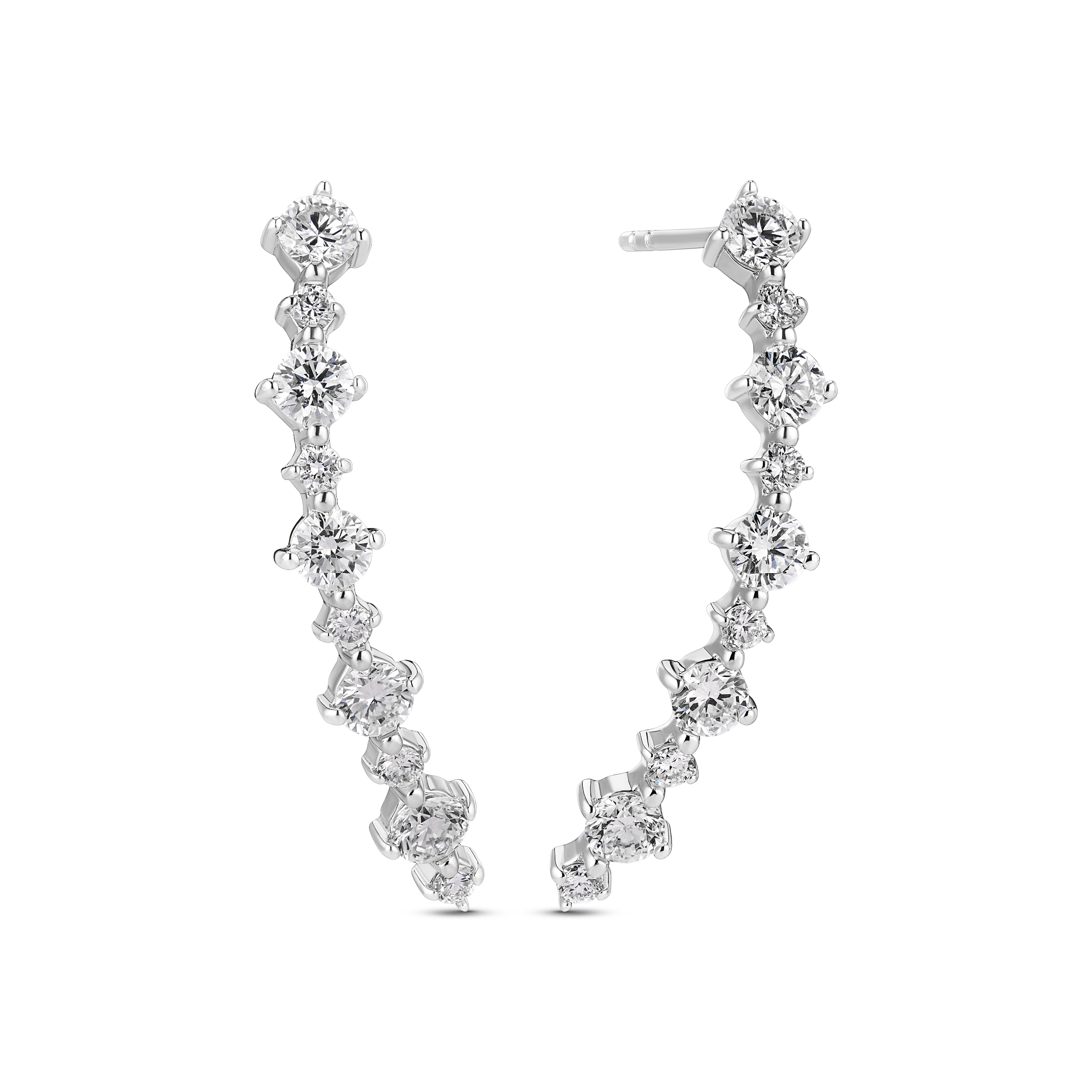 Sif Jakobs Diamond Brina Lungo Piccolo Earrings 1.01 ct — Kolczyk