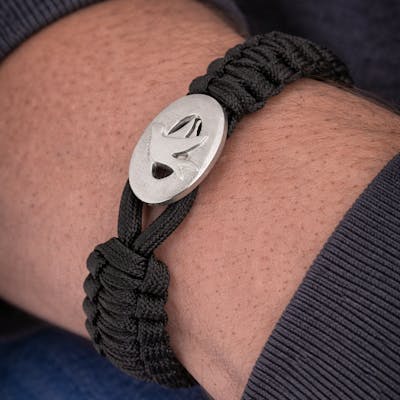 From Soldier to Soldier — FSTS Bracelet Black with Sterling Silver Peace Dove Lock From Soldier to Soldier FSTS Bracelet Black with Sterling Silver Peace Dove Lock — Bransoletka