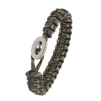 From Soldier to Soldier — FSTS Bracelet Camouflage with Brushed Sterling Silver Lock From Soldier to Soldier FSTS Bracelet Camouflage with Brushed Sterling Silver Lock — Bransoletka