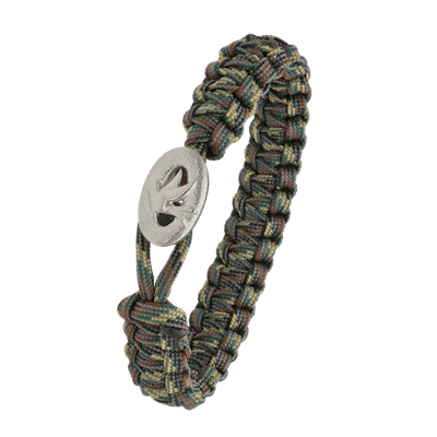 From Soldier to Soldier — FSTS Bracelet Camouflage with Sterling Silver Peace Dove Lock From Soldier to Soldier FSTS Bracelet Camouflage with Sterling Silver Peace Dove Lock — Bransoletka