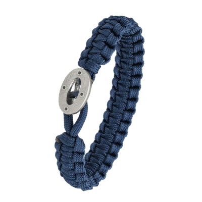 From Soldier to Soldier — FSTS Bracelet Blue with Sterling Silver Maritime Lock From Soldier to Soldier FSTS Bracelet Blue with Sterling Silver Maritime Lock — Bransoletka