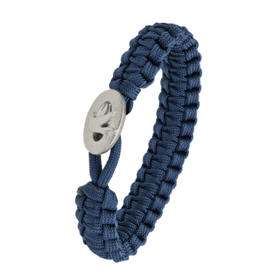 From Soldier to Soldier — FSTS Bracelet Blue with Sterling Silver Peace Dove Lock From Soldier to Soldier FSTS Bracelet Blue with Sterling Silver Peace Dove Lock — Bransoletka