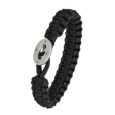 From Soldier to Soldier — FSTS Bracelet Black with Maritime Sterling Silver Lock From Soldier to Soldier FSTS Bracelet Black with Maritime Sterling Silver Lock — Bransoletka