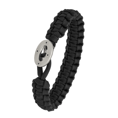 From Soldier to Soldier — FSTS Bracelet Black with Maritime Sterling Silver Lock From Soldier to Soldier FSTS Bracelet Black with Maritime Sterling Silver Lock — Bransoletka