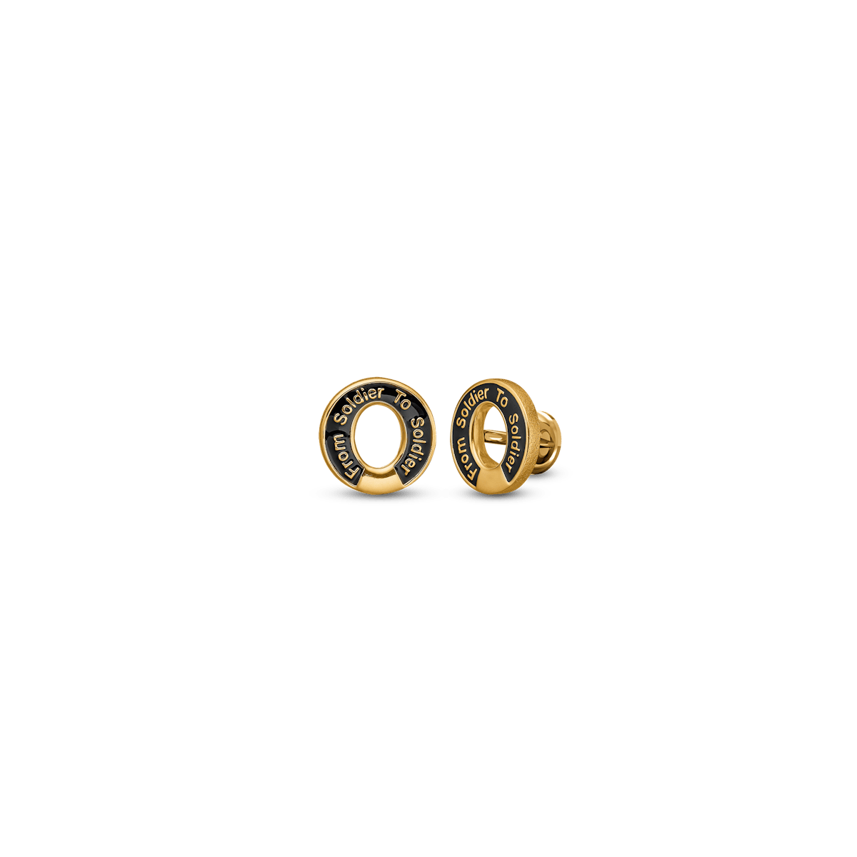 From Soldier to Soldier — FSTS Cufflinks Gold Plated Sterling Silver From Soldier to Soldier FSTS Cufflinks Gold Plated Sterling Silver — Accessories