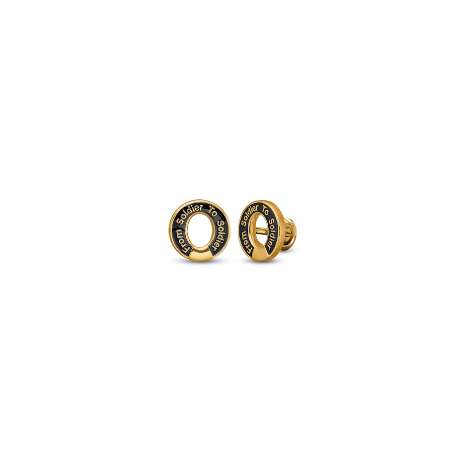 From Soldier to Soldier — FSTS Cufflinks Gold Plated Sterling Silver From Soldier to Soldier FSTS Cufflinks Gold Plated Sterling Silver — Accessoire