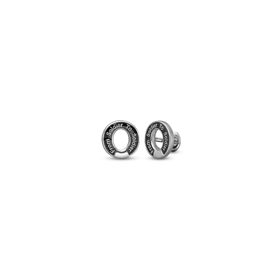 From Soldier to Soldier — FSTS Cufflinks Sterling Silver From Soldier to Soldier FSTS Cufflinks Sterling Silver — Accessoarer