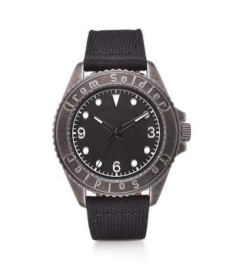 From Soldier to Soldier — FSTS Watch Stainless Steel 5 ATM Miyota Mov't Black Canvas Strap From Soldier to Soldier FSTS Watch Stainless Steel 5 ATM Miyota Mov't Black Canvas Strap — Akcesoria