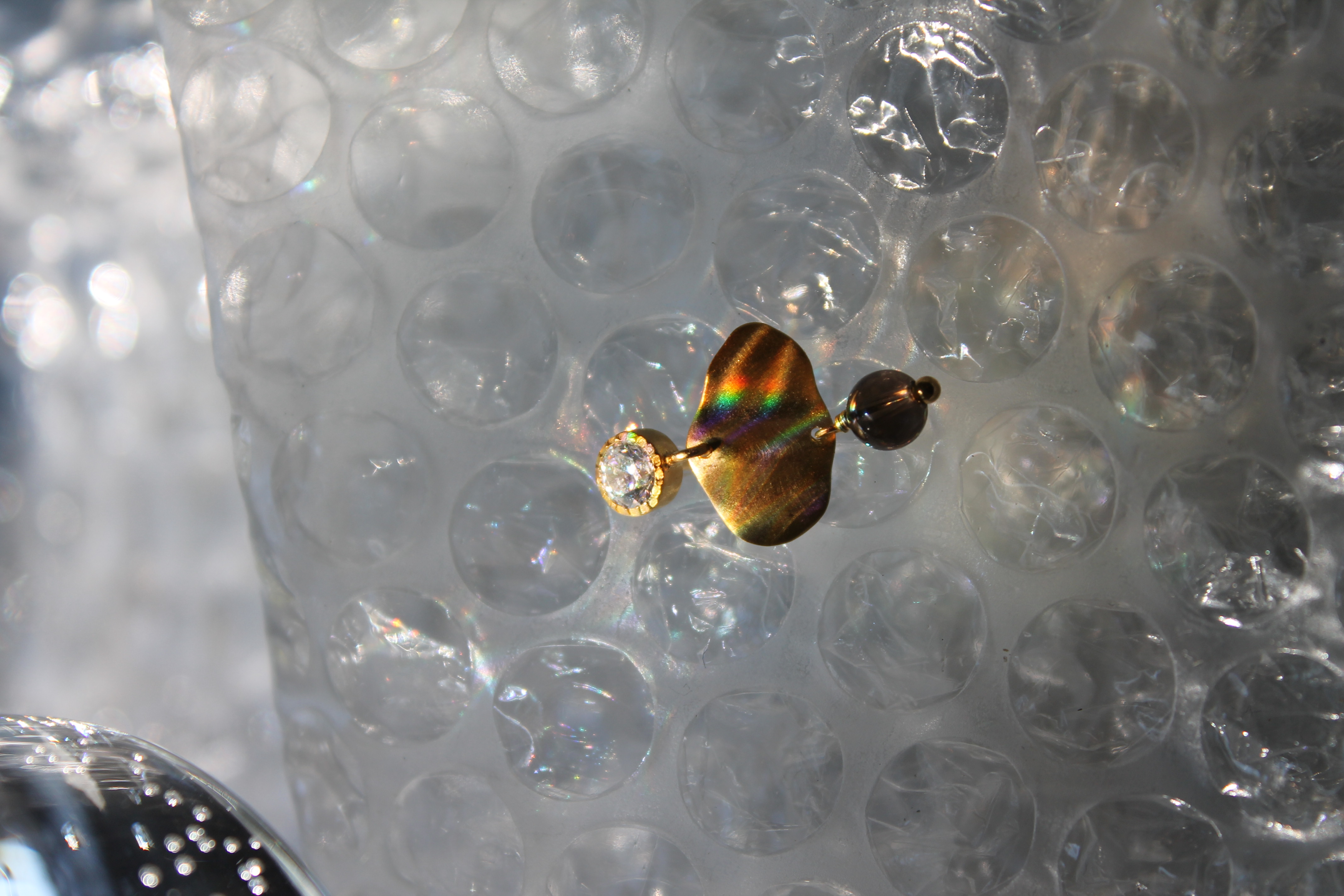 STINE A Jewelry Big Dot Clear — Kolczyk