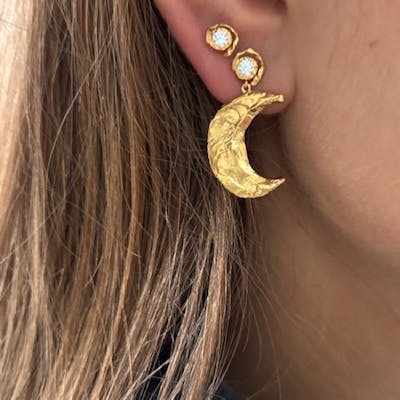 STINE A Jewelry — Big Flow Earring STINE A Jewelry Big Flow Earring — Oorbel
