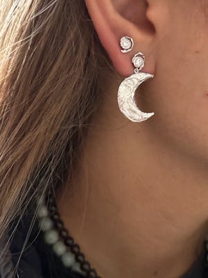 STINE A Jewelry — Big Flow Earring Silver STINE A Jewelry Big Flow Earring Silver — Boucle d'oreille