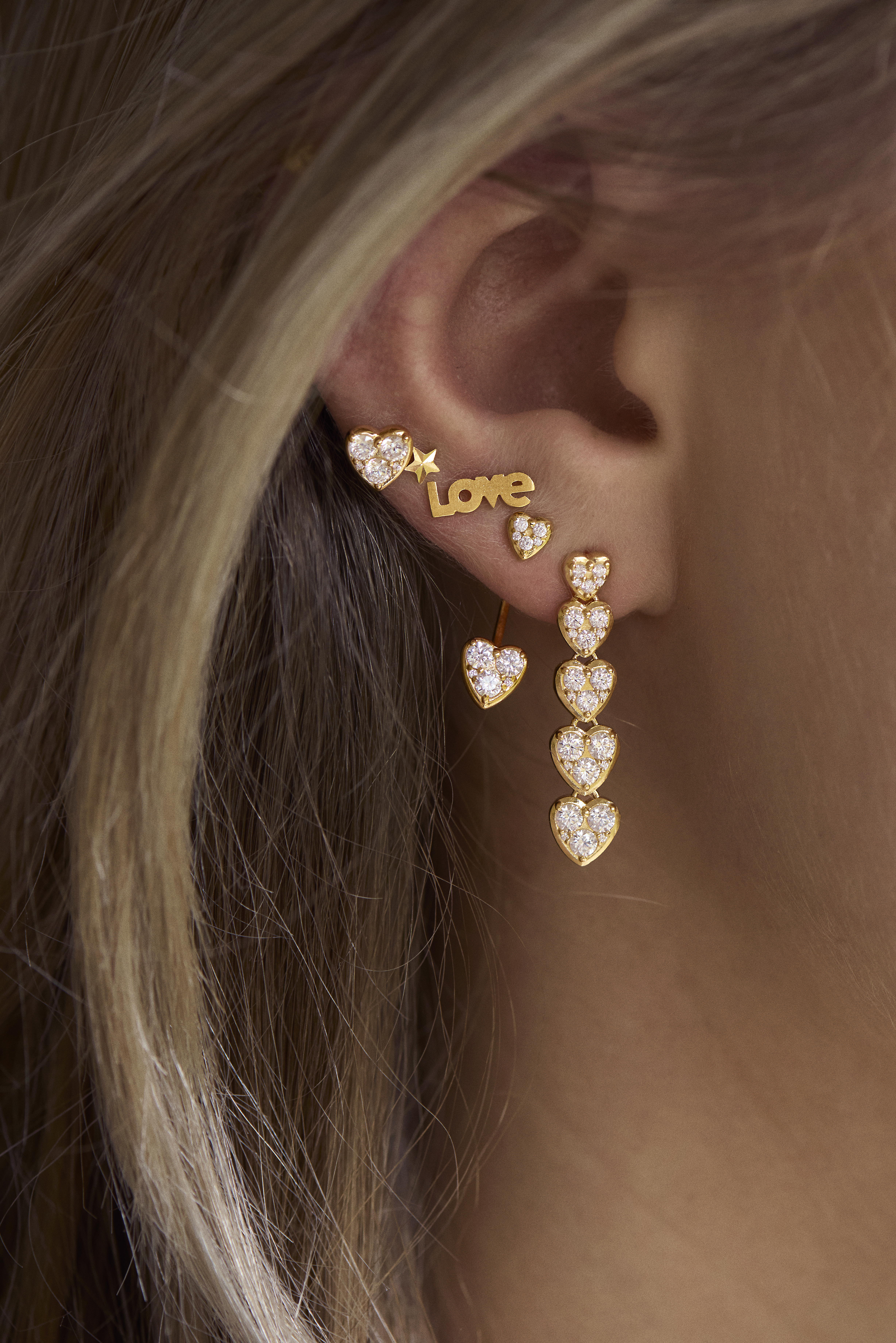 STINE A Jewelry J'adore Behind Ear-Earring — Øreringe