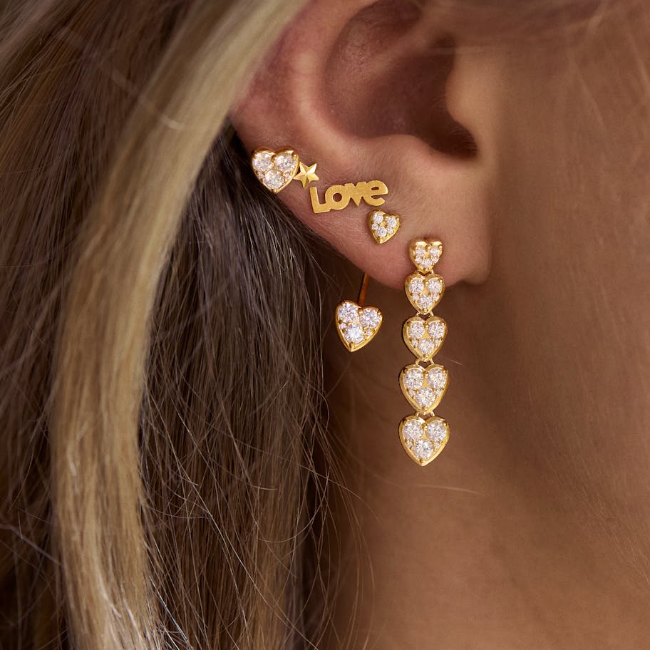 STINE A Jewelry — J'adore Behind Ear-Earring STINE A Jewelry J'adore Behind Ear-Earring — Korvakorut