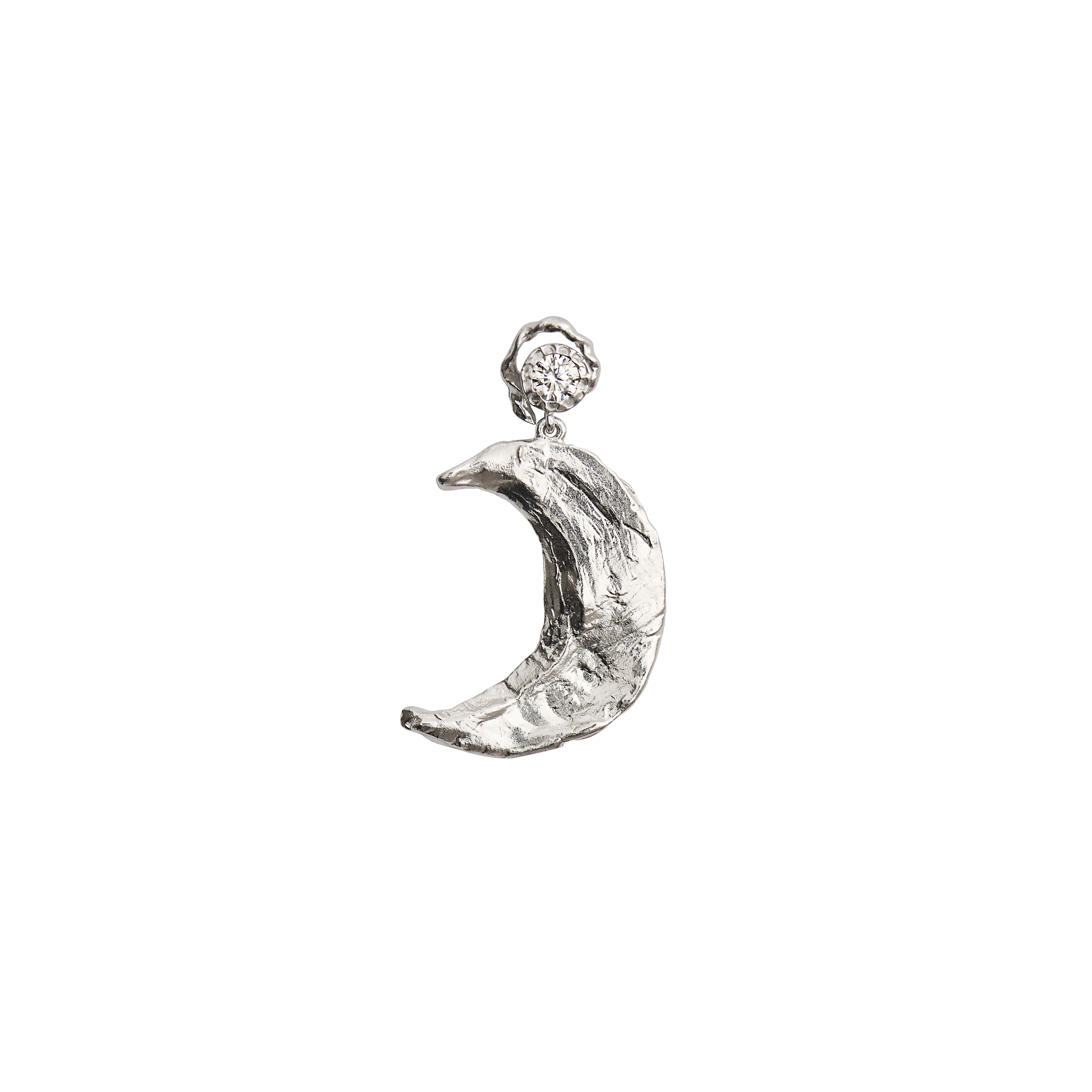 STINE A Jewelry Claire de Lune Flow Earring Silver - Left — Boucle d'oreille