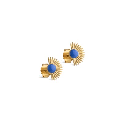Enamel Copenhagen — Soleil Studs Cornflower Enamel Copenhagen Soleil Studs Cornflower — Boucle d'oreille