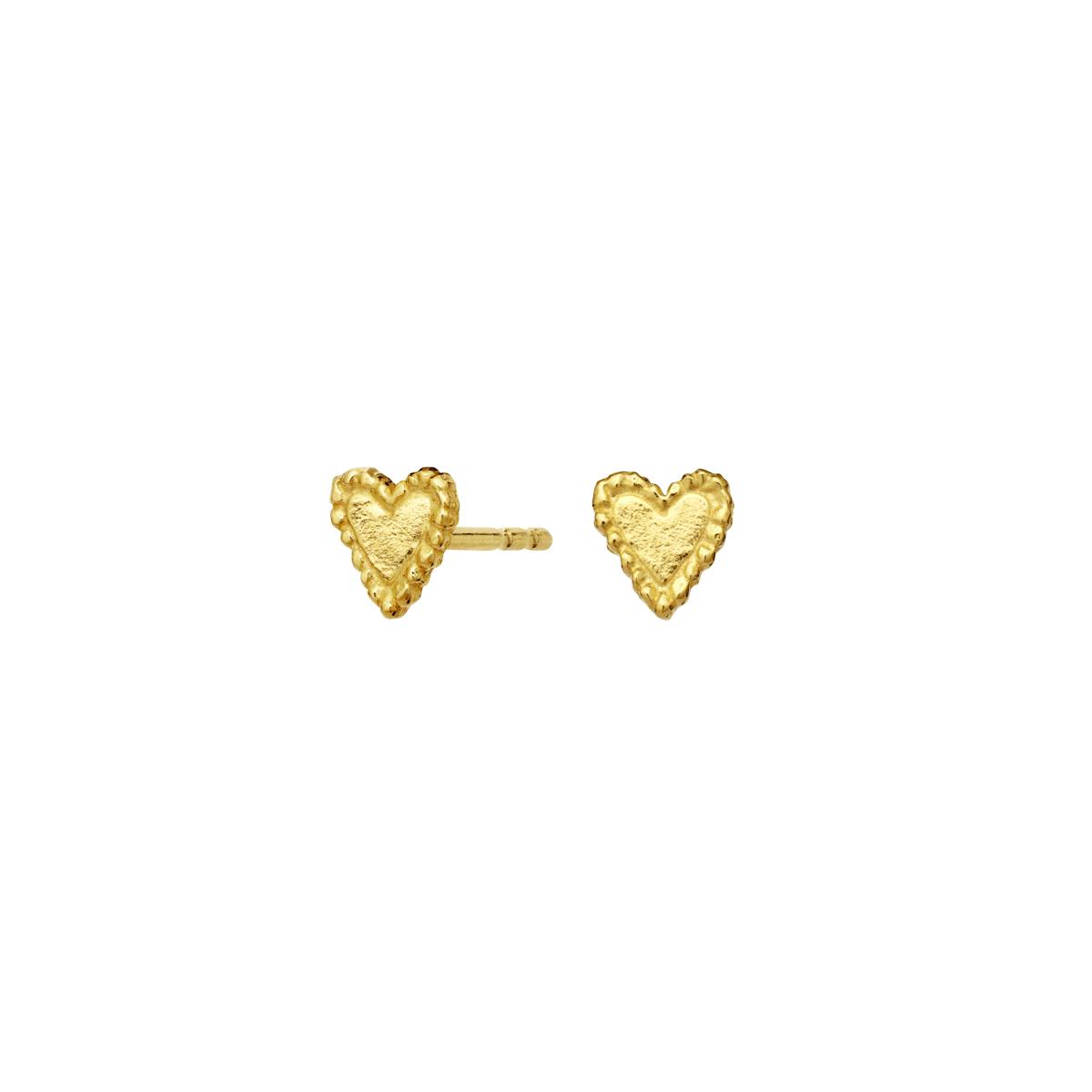 Maanesten — Rouge Earrings Golden heart earsticks
