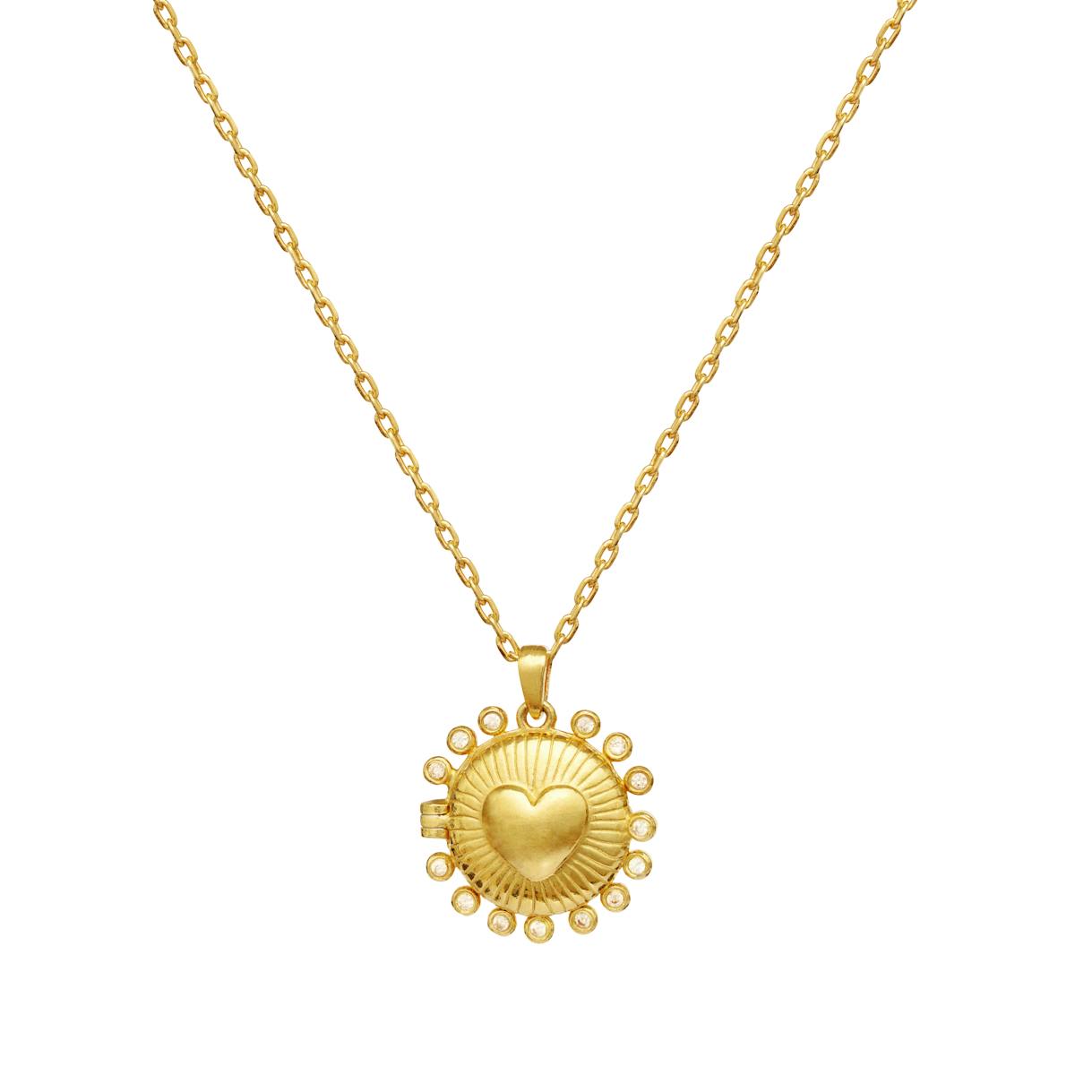 Maanesten — Beloved Necklace Golden heart necklace