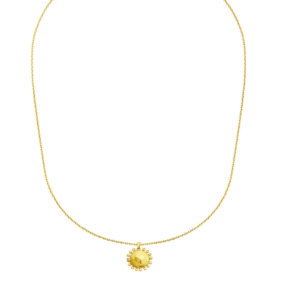 Maanesten — Beloved Necklace Golden heart necklace