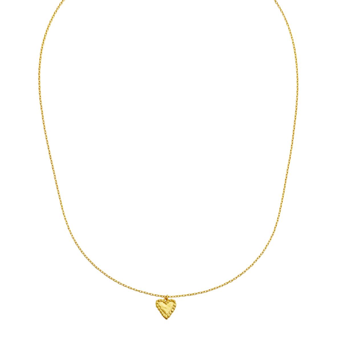 Maanesten — Fatale Necklace Golden heart fatale necklace