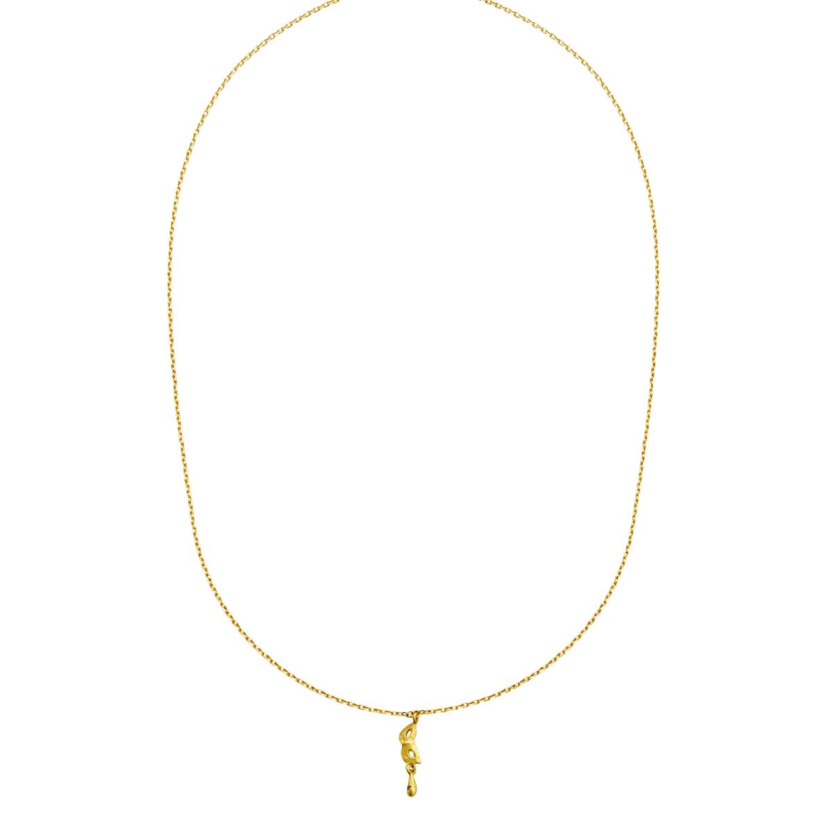 Maanesten — Romeo Necklace Golden romeo necklace with zirkonia