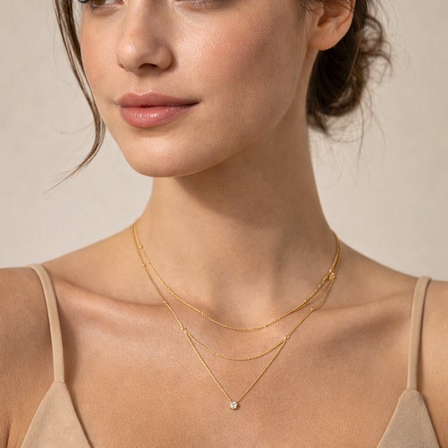 Ayo Copenhagen — Eloise Duo Necklace Ayo Copenhagen Eloise Duo Necklace — Kaulakoru