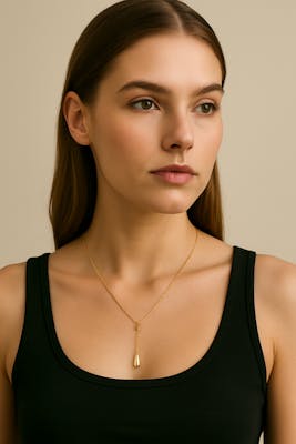 Ayo Copenhagen — Soline Drop Necklace Ayo Copenhagen Soline Drop Necklace — Halsketting