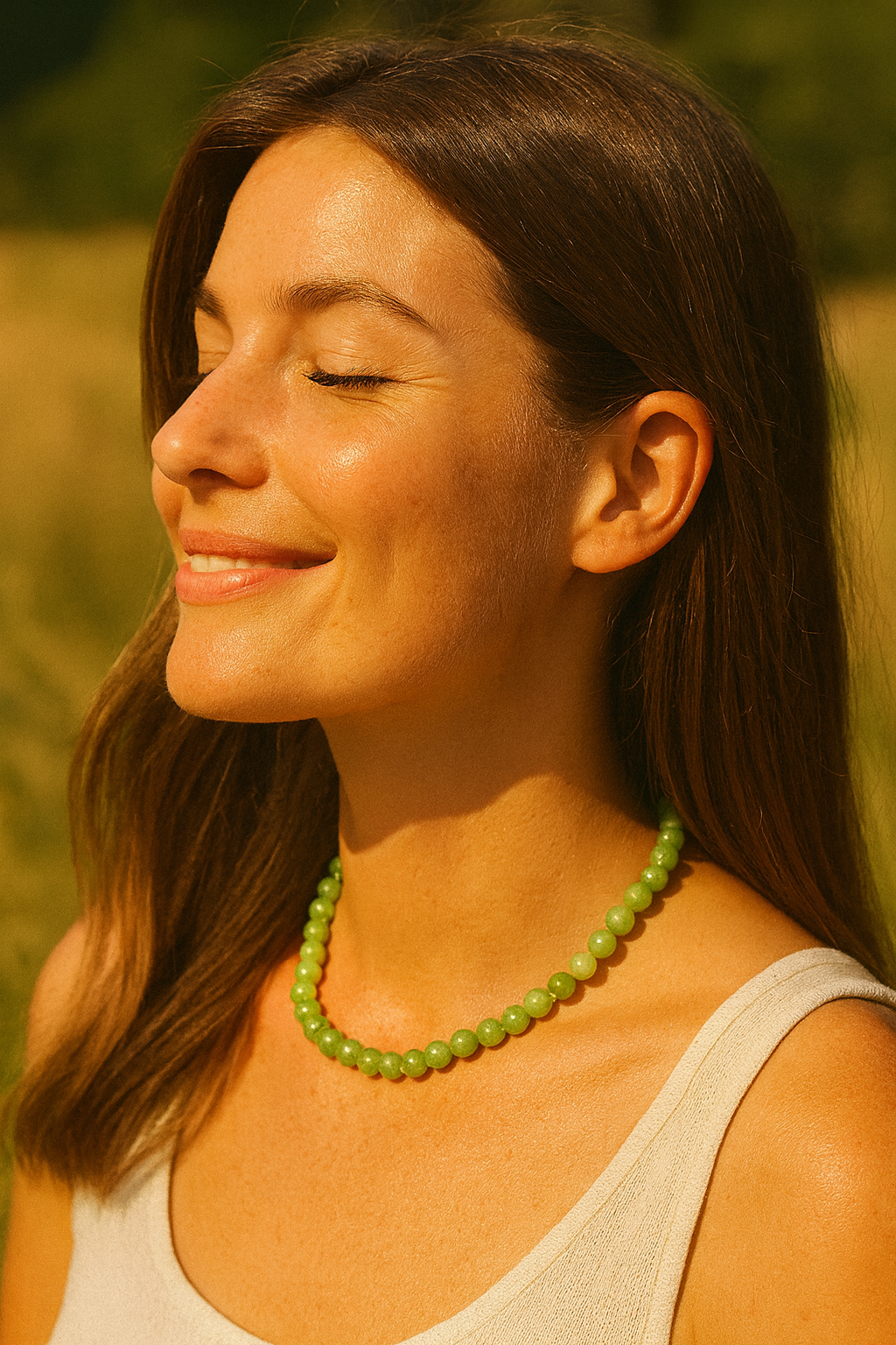 Ayo Copenhagen Viper Crystal Beads Necklace — Halskæde
